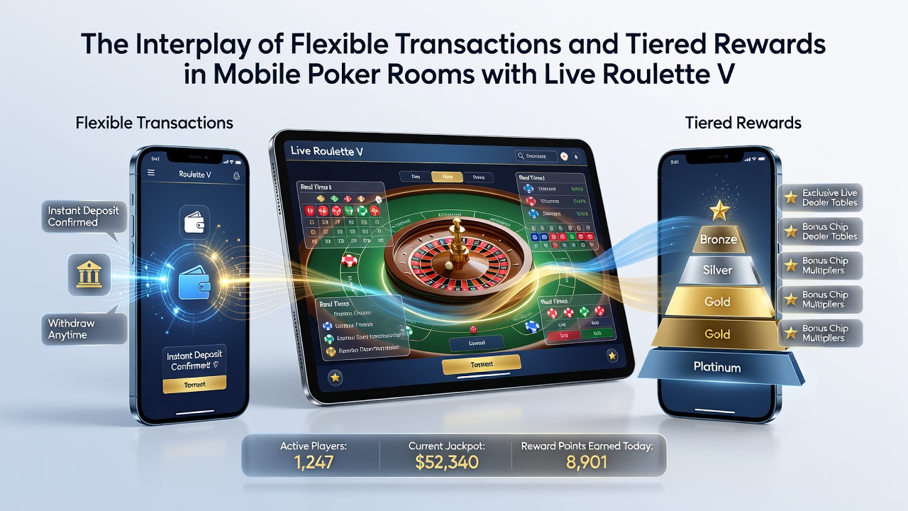 Gestaffelte Belohnungsebenen und variable Transaktionen in mobilen Live-Roulette- und Poker-Umgebungen